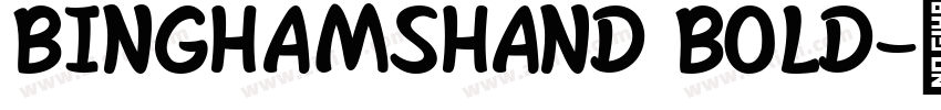 BinghamsHand Bold字体转换